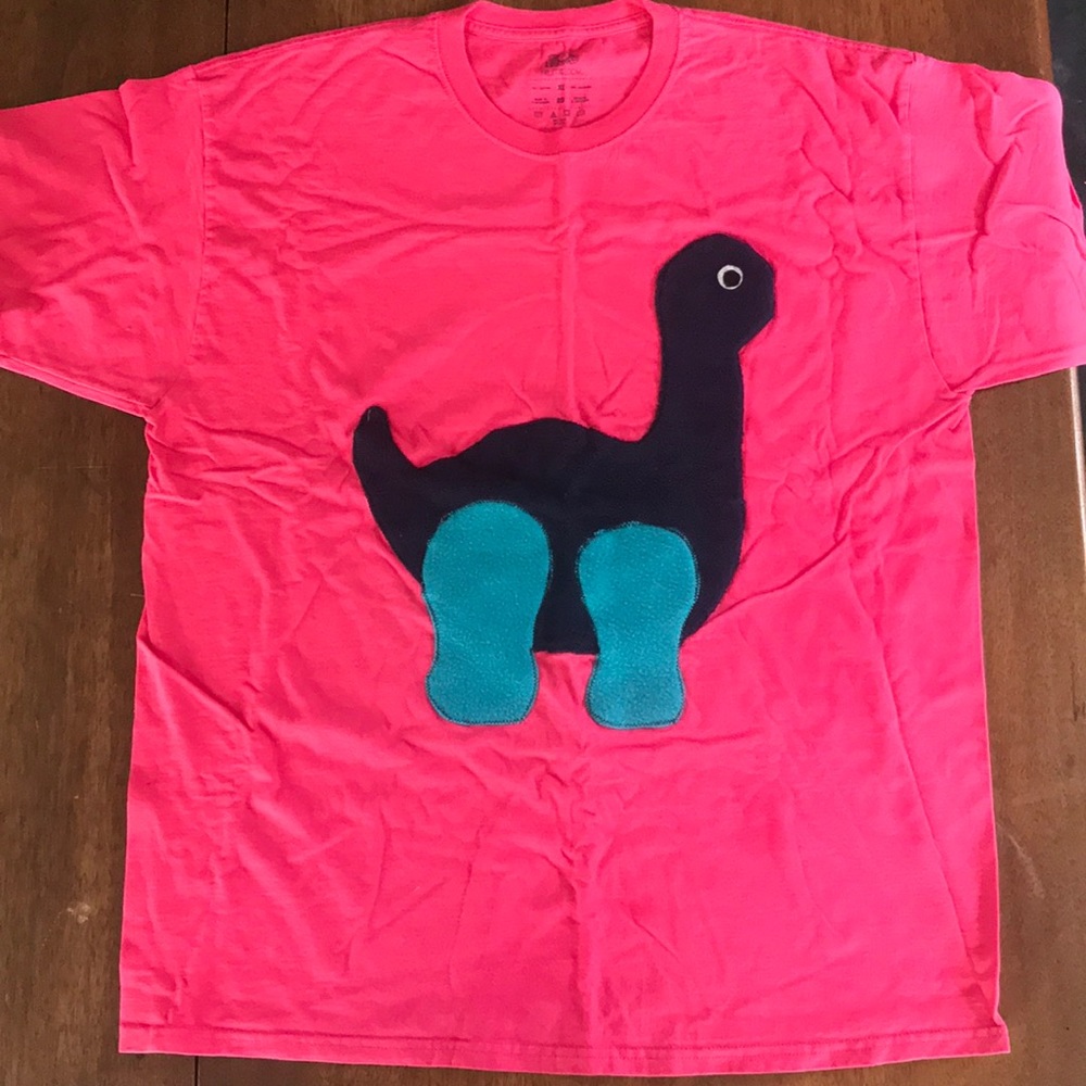 Handmade dinosaur shirt